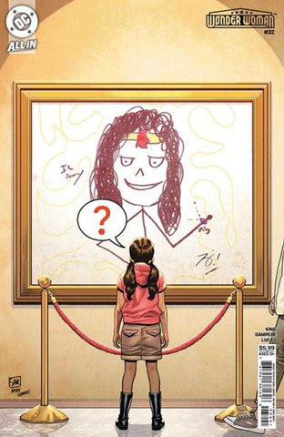 Wonder Woman #32 Cover D Daniel Sampere & Tom King April Fools Card Stock Variant