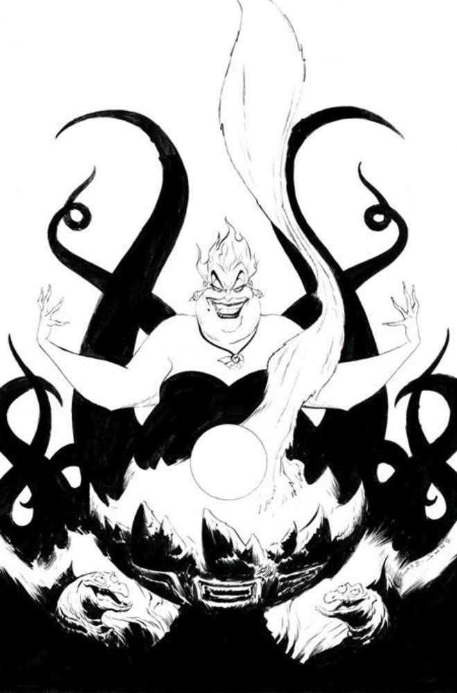 Disney Villains Ursula #1 Cover P Inc 1:5 Jae Lee Line Art Full Art Variant