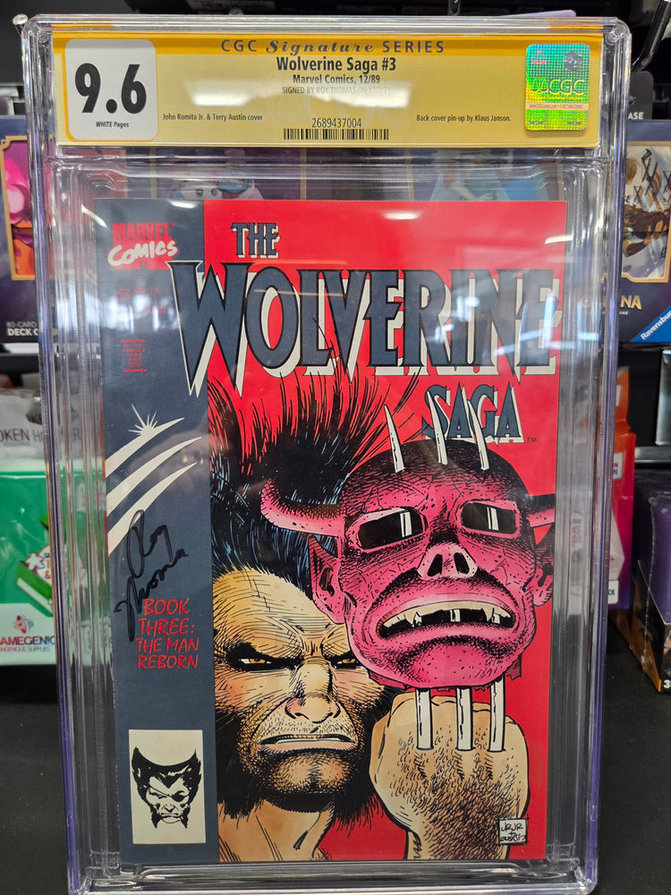 Wolverine Saga #3 CGC Signature Series 9.6 (Signed by Roy Thomas)