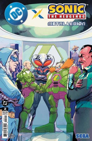 DC X Sonic The Hedgehog The Metal Legion #2 (Of 5) Cover A Pablo M Collar