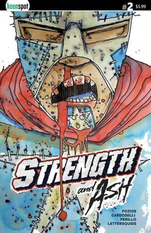 Strength & Ash #2 Cover A Stefano Cardoselli & Francesca Perillo Red White & Blue