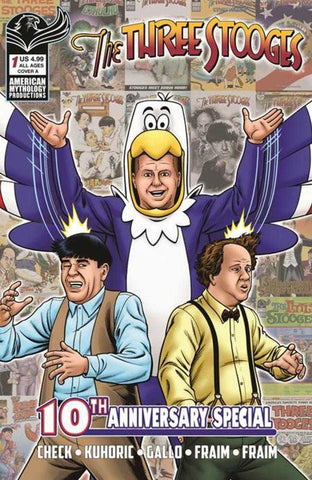 Three Stooges American Mythology 10 Th Anniversary #1 Cover A Fraim Brothers