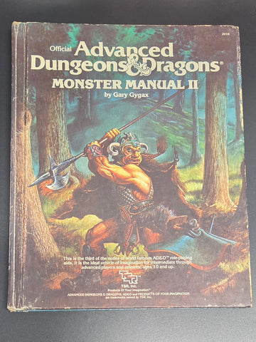 Official Advanced Dungeons & Dragons: Monster Manual II
