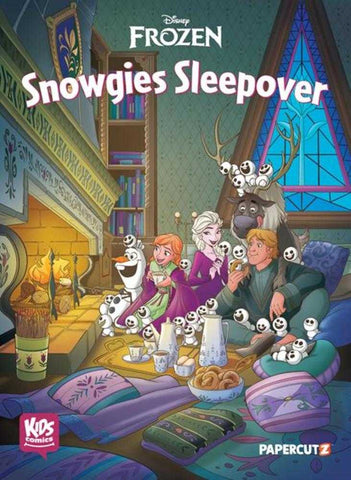 Disney Kids Comics Hardcover Frozen Snowgies Sleepover