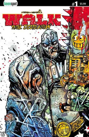 Walk Total Destruction #1 (One Shot) Cover A Stefano Cardoselli Smileysaw