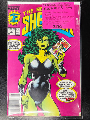 The Sensational She-Hulk #1-3 (1989)