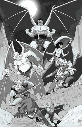 Gargoyles (2026) #1 Cover N Variant Edition 1:7 Drew Moss Line Art Virgin