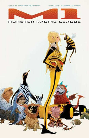 M1 Monster Racing League TPB Volume 01 Direct Market Exclusive Jae Lee Cover