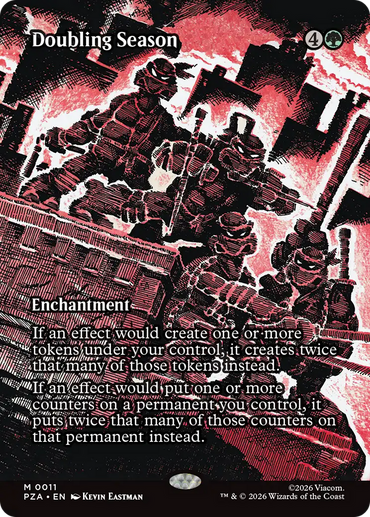 Doubling Season (Borderless) [Teenage Mutant Ninja Turtles Eternal-Legal]