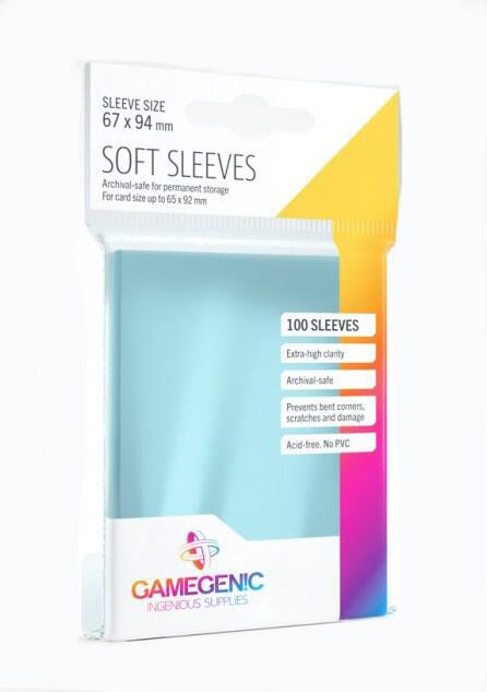 Gamegenic - Soft Sleeves (67x94mm)