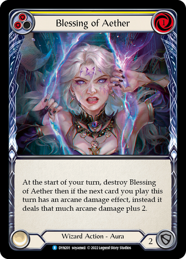 Blessing of Aether (Yellow) [DYN201] (Dynasty)