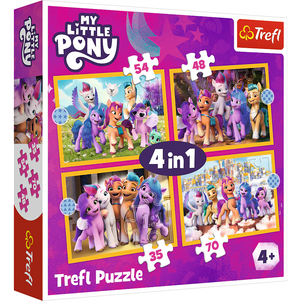 My Little Pony: Meet the Ponies 4-in-1 Puzzle
