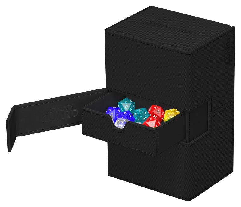Ultimate Guard Twin Flip'n'Tray Deck Case - 160+ - Black