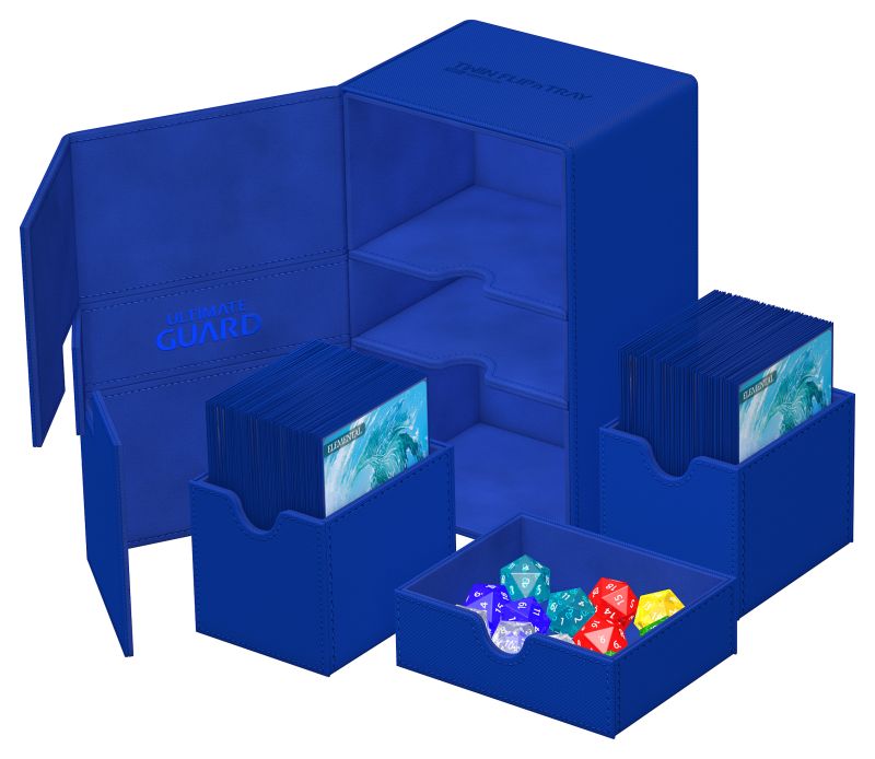 Ultimate Guard Twin Flip'n'Tray Deck Case - 160+ - Blue