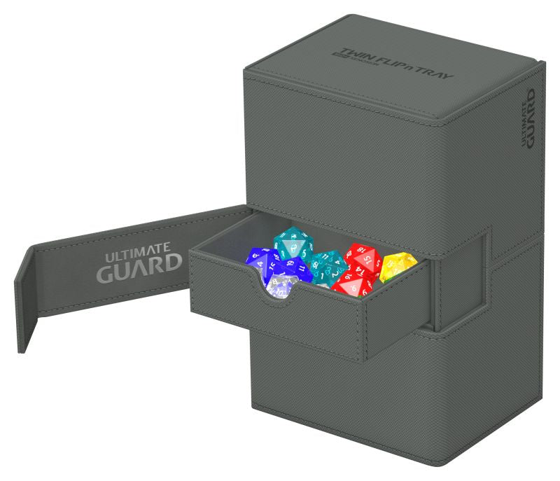 Ultimate Guard Twin Flip'n'Tray Deck Case - 160+ - Grey