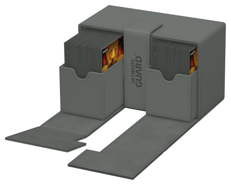 Ultimate Guard Twin Flip'n'Tray Deck Case - 160+ - Grey