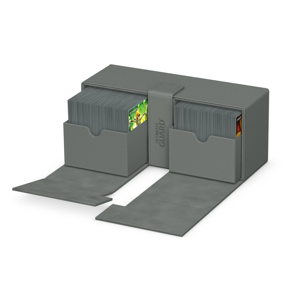 Ultimate Guard Twin Flip'n'Tray Deck Case - 266+ - Grey