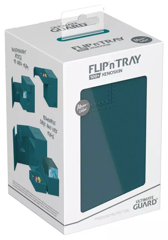 Ultimate Guard Flip N Tray 100+ Monocolor - Petrol