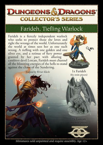 Dungeons & Dragons Collector's Series Farideh, Tiefling Warlock (Limited Edition)