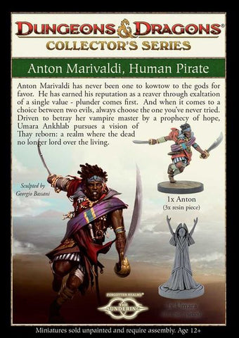 Dungeons & Dragons Collector's Series: Anton Marivaldi, Human Pirate (Limited Edition)