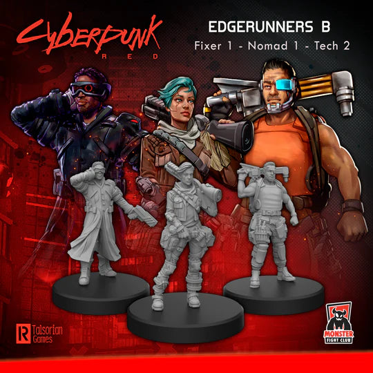 Cyberpunk RED Minis: Edgerunners B