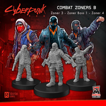 Cyberpunk RED Minis: Combat Zoners B