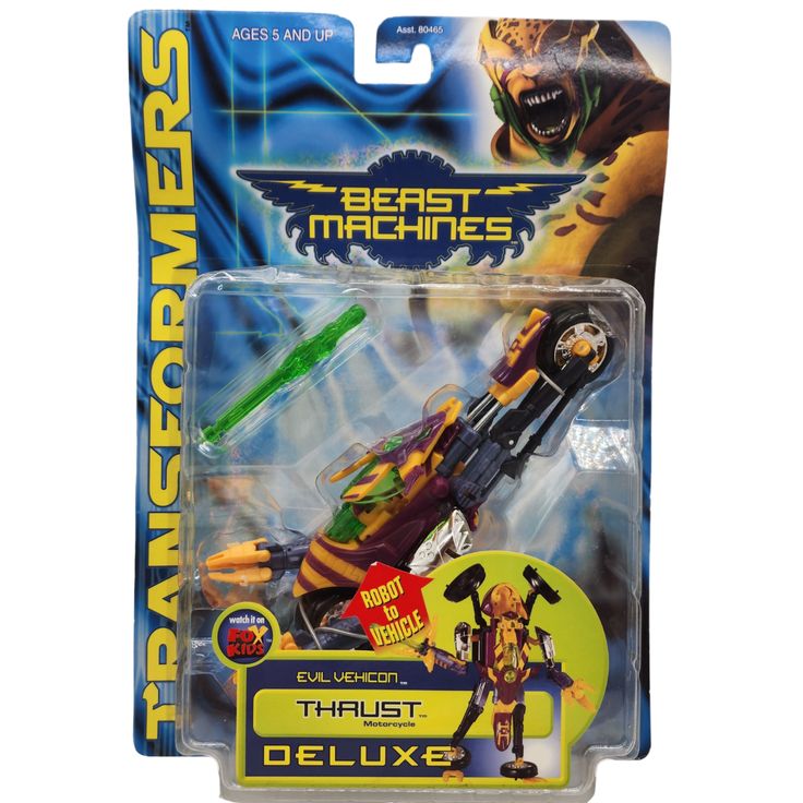 Transformers Beast Machines Evil Vehicon: Deluxe Thrust Motorcycle (1999)