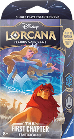 Disney Lorcana TCG: The First Chapter Starter Deck (Steel & Sapphire)
