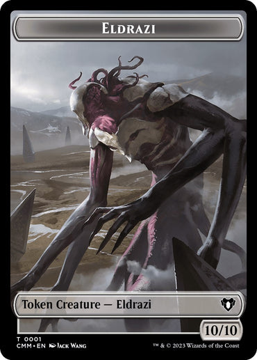 Eldrazi // Elephant Double-Sided Token [Commander Masters Tokens]