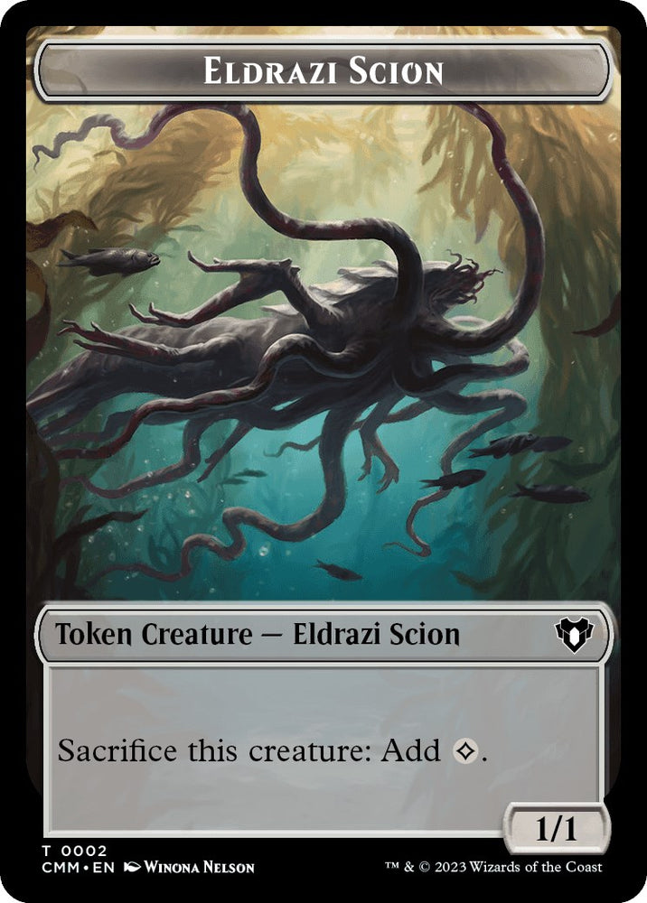 Eldrazi Scion // Graveborn Double-Sided Token [Commander Masters Token Eldrazi Scion // Graveborn Double-Sided Token [Commander Masters Token