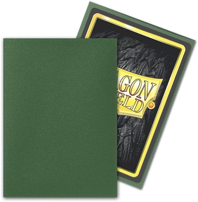 100ct Matte Sleeves - Standard Size - Forest Green