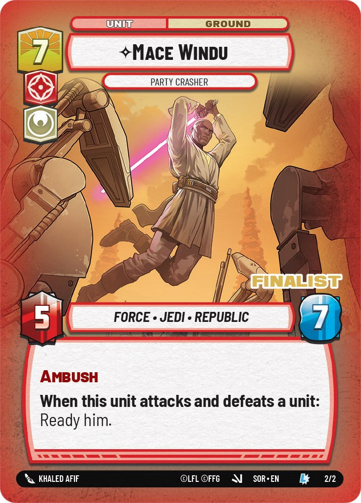 Mace Windu - Party Crasher (Finalist) (2/2) [Store Showdown Promos]