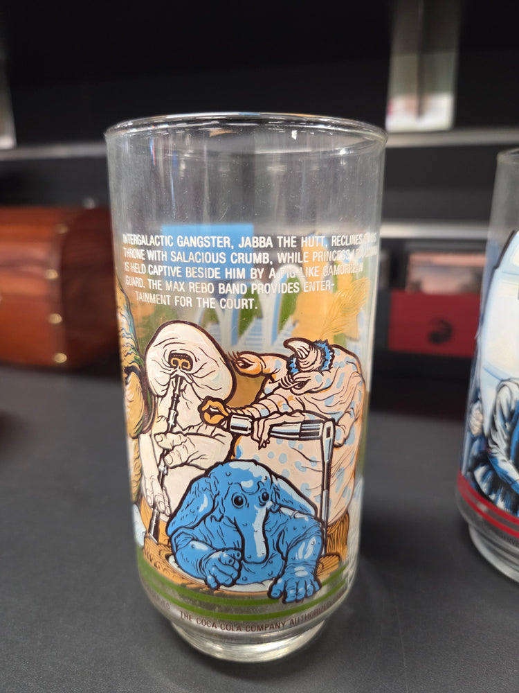 Burger King/Coca-Cola Star Wars Return of the Jedi Cup Set 1983 (All 4)