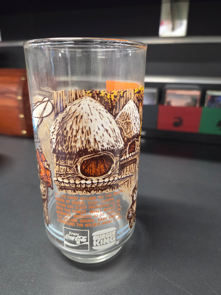 Burger King/Coca-Cola Star Wars Return of the Jedi Cup Set 1983 (All 4)