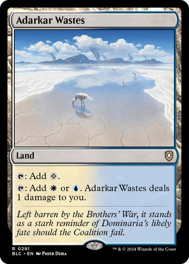 Adarkar Wastes [Bloomburrow Commander]