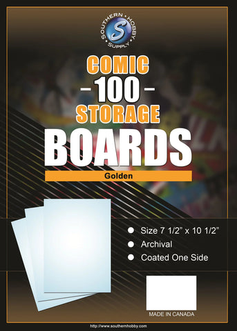 100 Golden Age Comic Storage Backing Boards