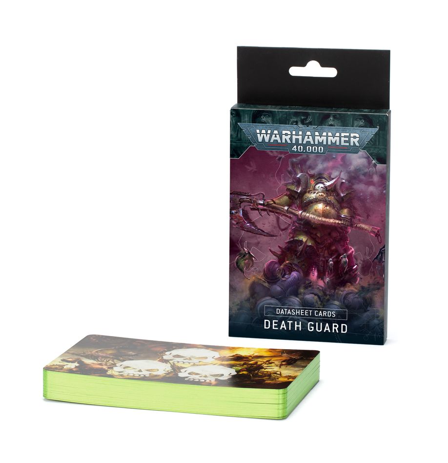 Warhammer 40,000 Death Guard Data Sheet Cards