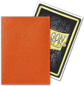 100ct Matte Sleeves - Standard Size - Tangerine