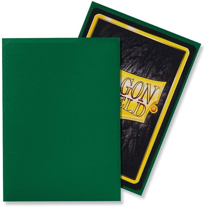 100ct Matte Sleeves - Standard Size - Green