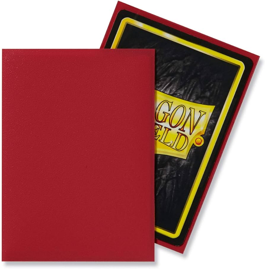 100ct Matte Sleeves - Standard Size - Red