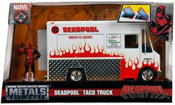 Jada Toys Marvel Deadpool X-Men 1:24 Taco Truck Die-Cast Car with 2.75" Deadpool Figure