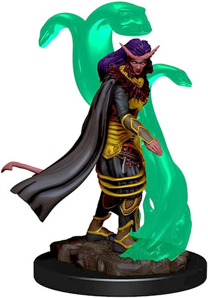 Dungeons & Dragons Icons of the Realms Premium Pre-Painted Miniatures: Tiefling Sorceror