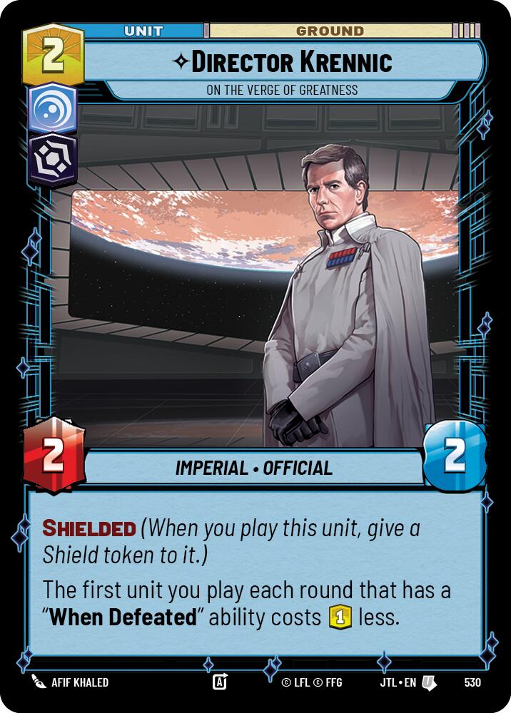 Director Krennic - On the Verge of Greatness (Foil) (530) [Jump to Lightspeed]