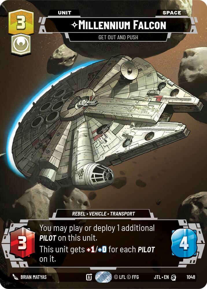 Millennium Falcon - Get Out And Push (Prestige) (1048) [Jump to Lightspeed]