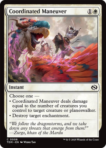 Coordinated Maneuver [Tarkir: Dragonstorm]