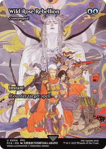 Wild Rose Rebellion - Counterspell (Showcase) [FINAL FANTASY : Through the Ages]