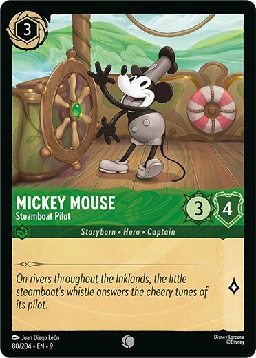 Mickey Mouse - Steamboat Pilot (80/204) [Fabled]