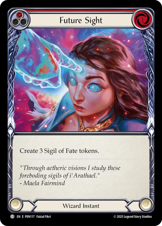 Future Sight (Red) (Regular) [PEN117] (Compendium of Rathe)