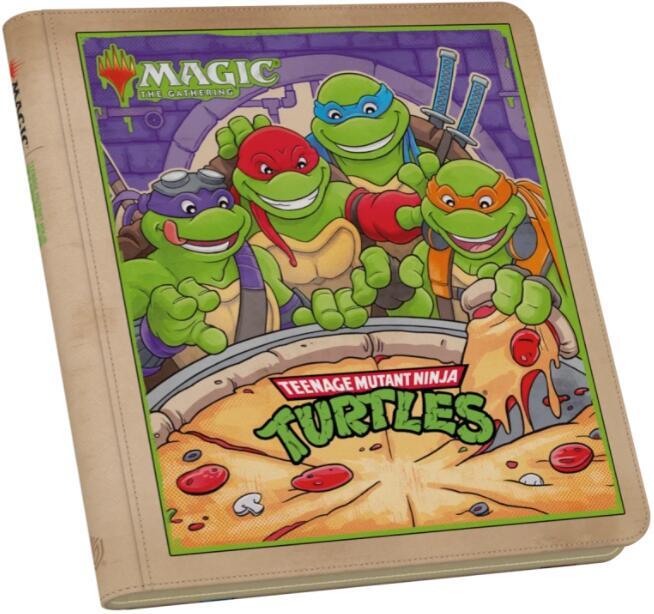 Magic: The Gathering - Teenage Mutant Ninja Turtles Zipfolio 480 Xenoskin - Pizza Box - Ultimate Guard Storage Album