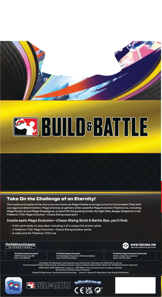 Mega Evolution: Chaos Rising Build & Battle Display